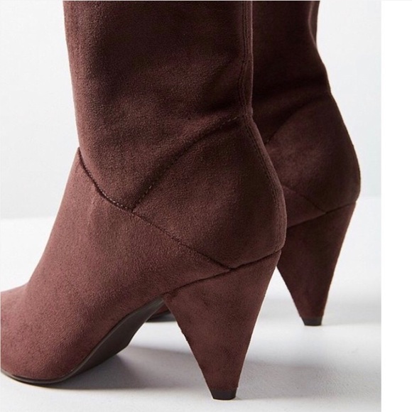 BROWN SCRUNCH SHORT BOOTS - Picture 5 of 5